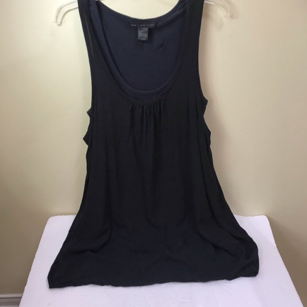 Marc Jacobs Silk Cotton Sleeveless Tunic Top Layer Flowy Minimalist Flowy Tank L - Picture 6 of 15